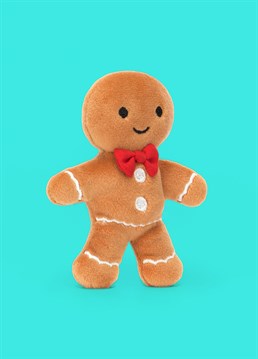<ul>
    <li>Not the gumdrop buttons!</li>
    <li>Introducing the adorably dinky Festive Folly range from Jellycat! These little Christmas themed plushies are the perfect size to fit inside a stocking and get your Jellycat collection started without the large price tag.</li>
    <li>The Festive Folly Gingerbread Man by Jellycat is made from sugar, spice and all things nice! Baked to perfection with white &lsquo;icing&rsquo; stitching and a festive red bowtie, this gingery softie will add some festive cheer to your abode this Christmas.</li>
    <li>Dimensions: 10cm high, 8cm wide</li>
</ul>